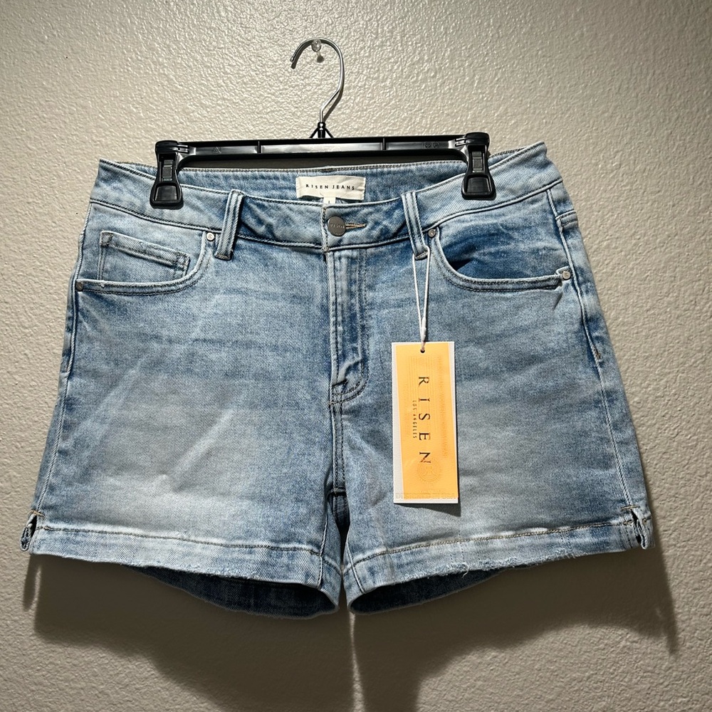 Risen Jeans Denim Shorts